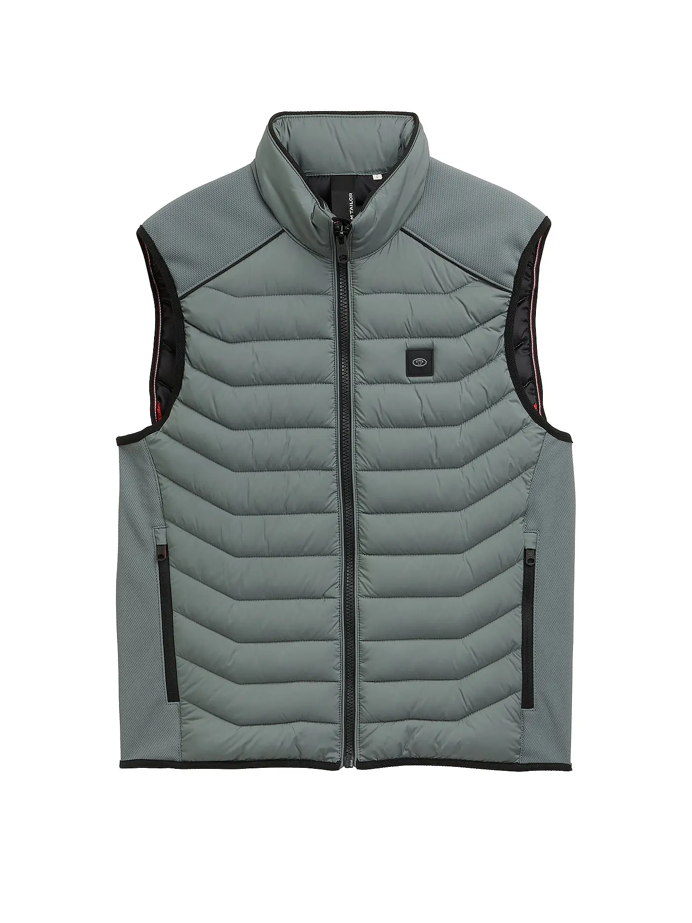 TOM TAILOR | Steppgilet | grün